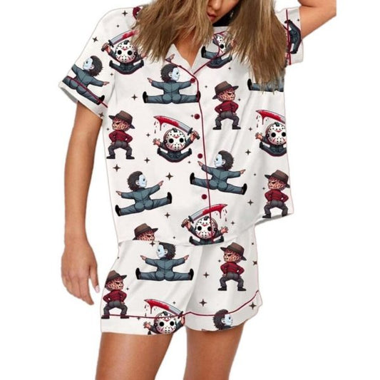 There’s Some Horrors In This House Halloween Pajama Set