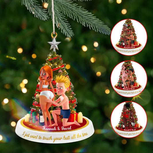 Funny Couple Christmas Ornament Personalized Gifts For Couple