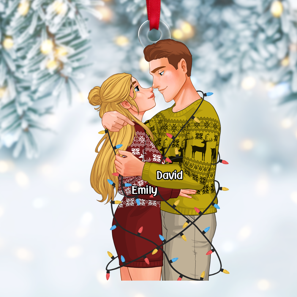 Personalized Gifts For Couple Christmas Ornament