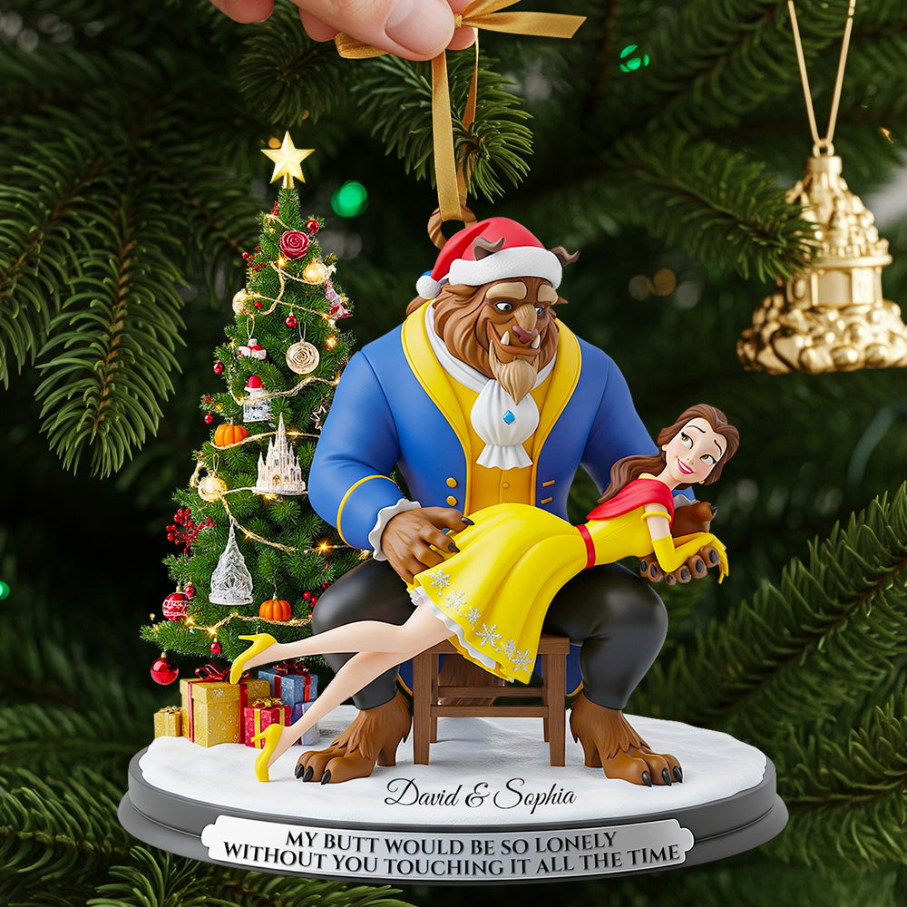 Funny Fairytale Ornament Christmas Personalized Gifts For Couple