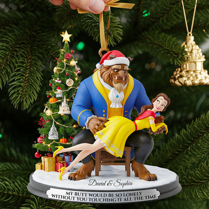 Funny Fairytale Ornament Christmas Personalized Gifts For Couple
