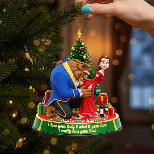 Naughty Couple Ornament - Personalized Gifts For Couple