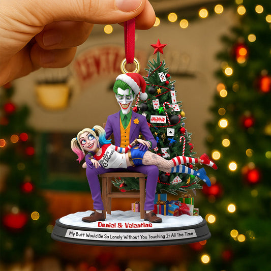 Personalized Gifts For Christmas, Mischievous Couple Acrylic Ornament