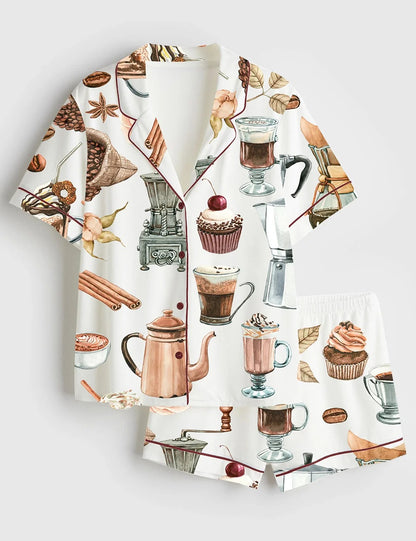 Women's Coffee Pajama Set
