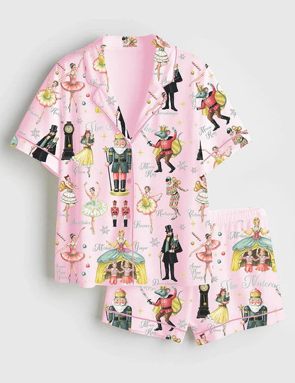 Women's Nutcracker Ballet Christmas Pajama Set