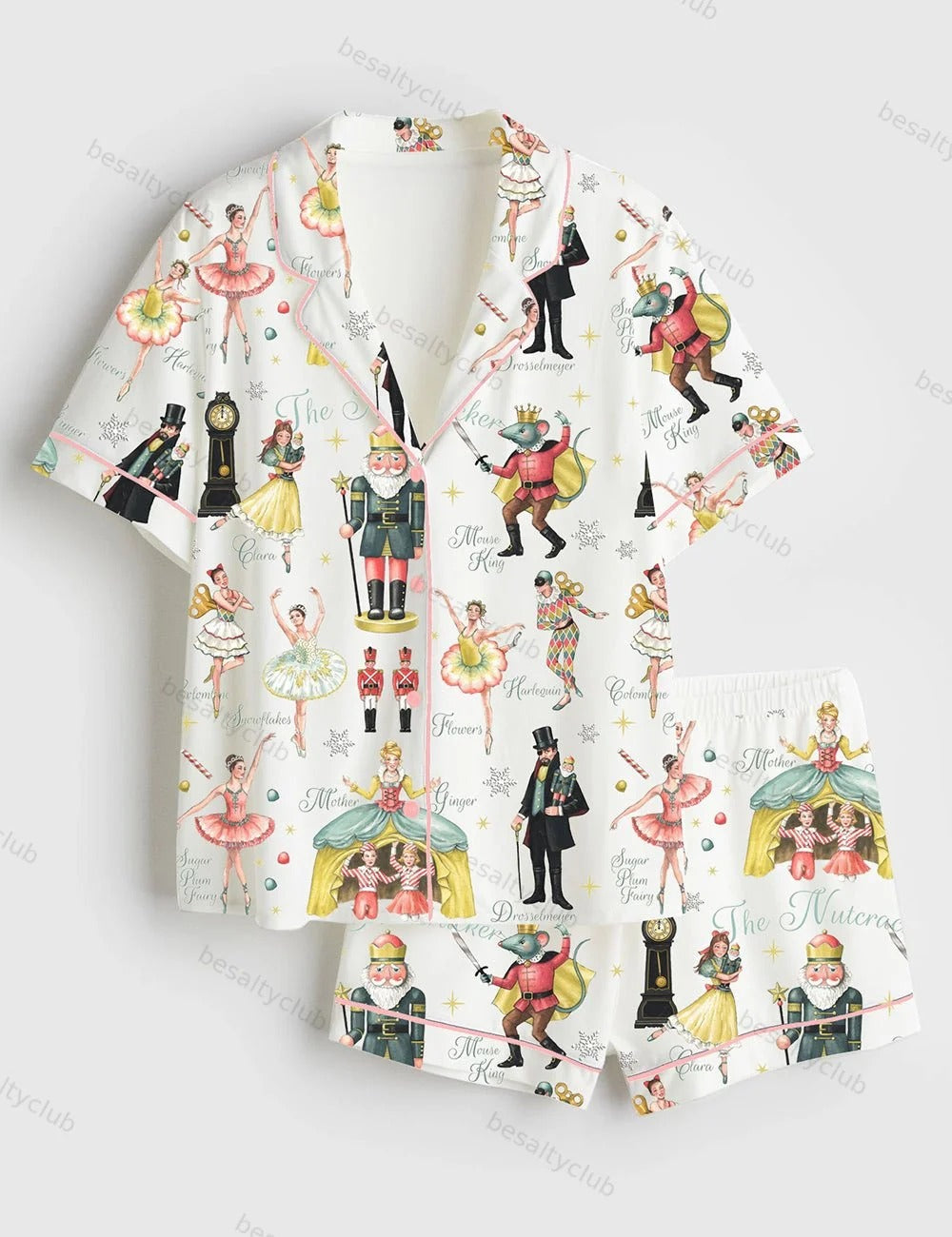 Nutcracker Ballet Christmas Pajama Set