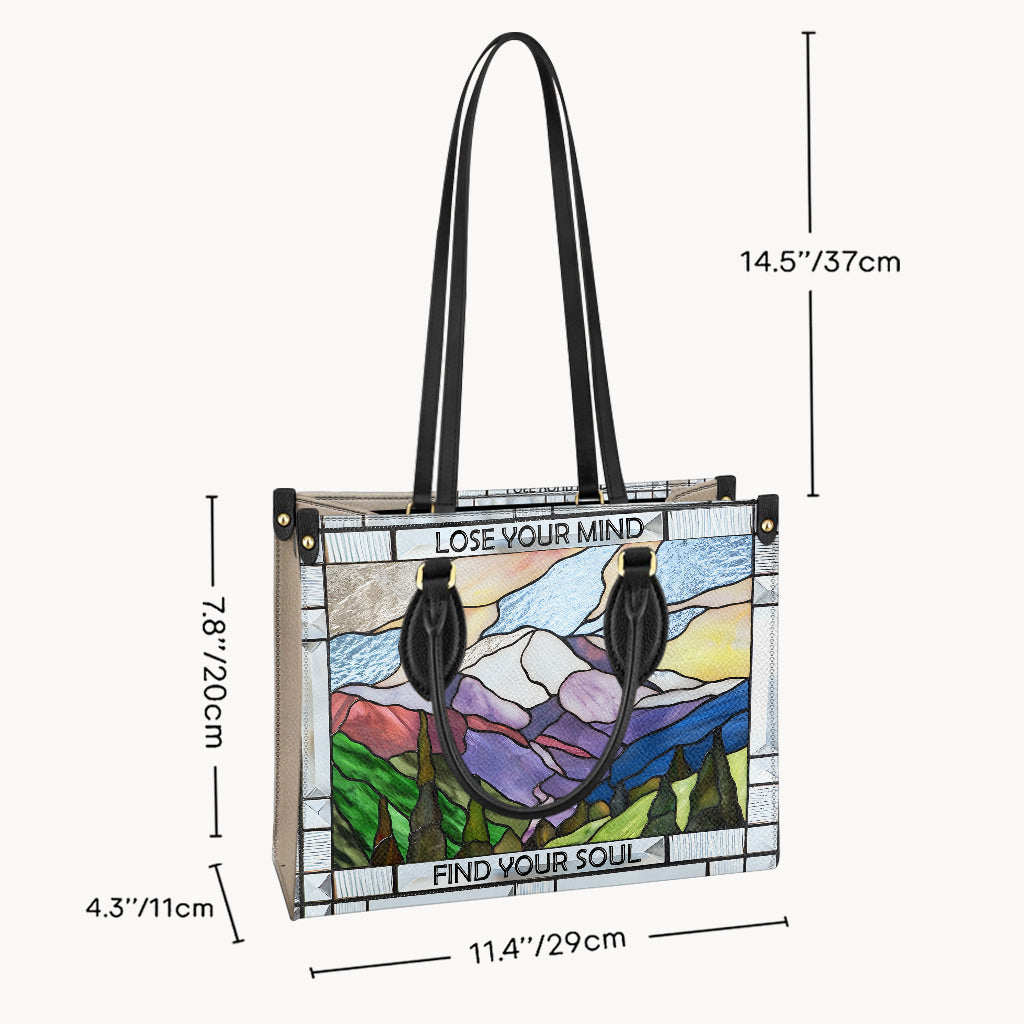Lose Your Mind - Hiking Leather Handbag