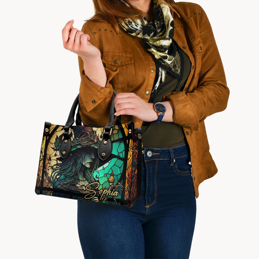 Mysterious Witch - Personalized Witch Leather Handbag