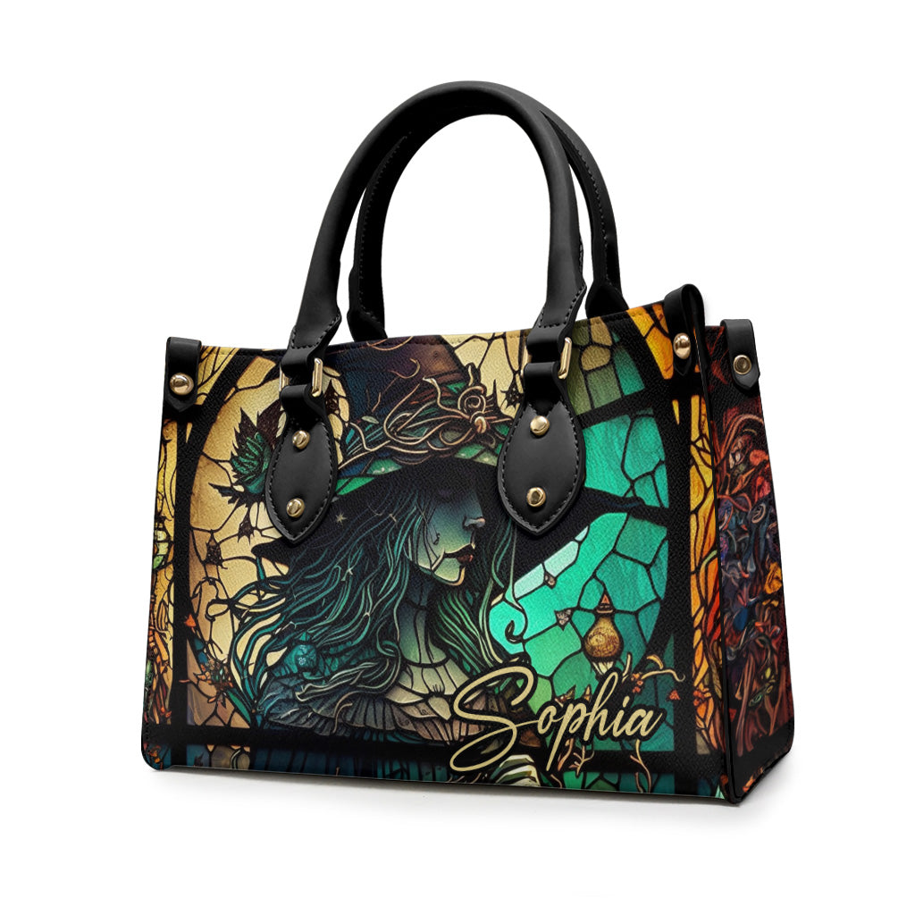 Mysterious Witch - Personalized Witch Leather Handbag
