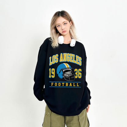 LOS angeles 1936 FOOTBALL Sweatshirt, LOS angeles 1936 FOOTBALL Shirt Retro Style 90s Vintage Unisex Crewneck, Graphic Tee Gift For Football Fan Sport