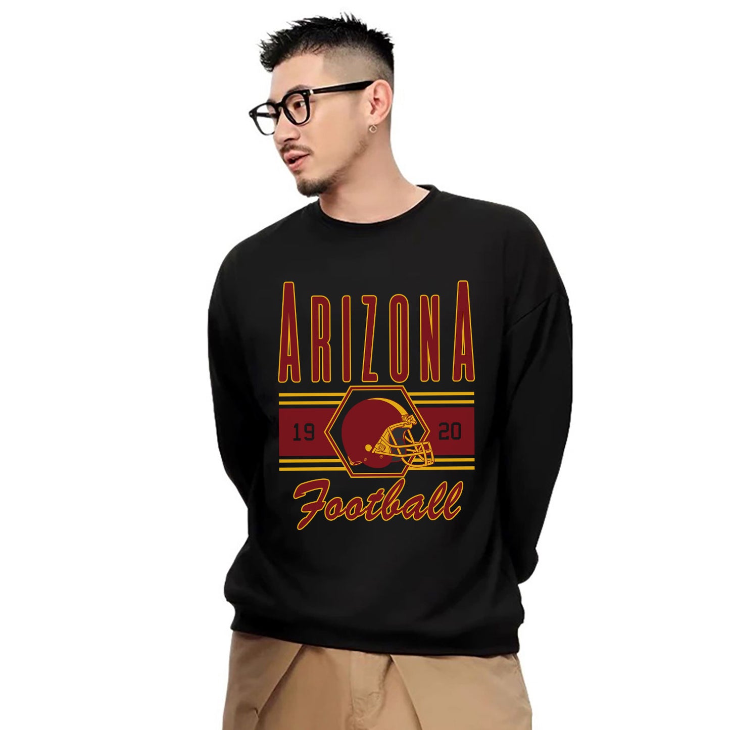 Arizona Football Sweatshirt, Arizona Shirt Retro Style 90s Vintage Unisex Crewneck, Graphic Tee Gift For Football Fan Sport