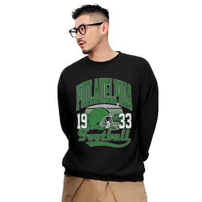 PHILADELPHIA 1933 FOOTBALL Sweatshirt, PHILADELPHIA 1933 FOOTBALL Shirt Retro Style 90s Vintage Unisex Crewneck, Graphic Tee Gift For Football Fan Sport