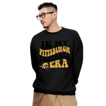 Pittsburgh A FOOTBALL Sweatshirt, Pittsburgh A FOOTBALL Shirt Retro Style 90s Vintage Unisex Crewneck, Graphic Tee Gift For Football Fan Sport
