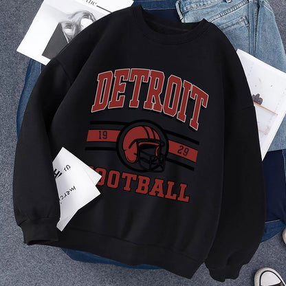 Detroit Football Sweatshirt,Detroit Football Shirt Retro Style 90s Vintage Unisex Crewneck, Graphic Tee Gift For Football Fan Sport (Copy)