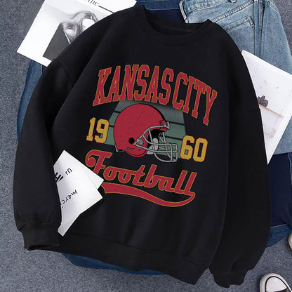 KANSAS CITY 1960 FOOTBALL Sweatshirt, KANSAS CITY 1960 FOOTBALL Shirt Retro Style 90s Vintage Unisex Crewneck, Graphic Tee Gift For Football Fan Sport