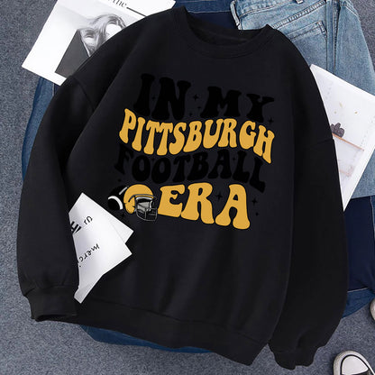 Pittsburgh A FOOTBALL Sweatshirt, Pittsburgh A FOOTBALL Shirt Retro Style 90s Vintage Unisex Crewneck, Graphic Tee Gift For Football Fan Sport