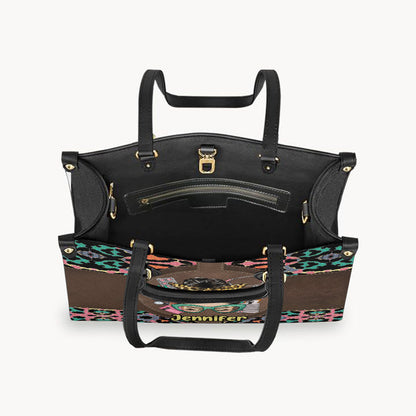 Nurse Life - Personalized Nurse Leather Handbag