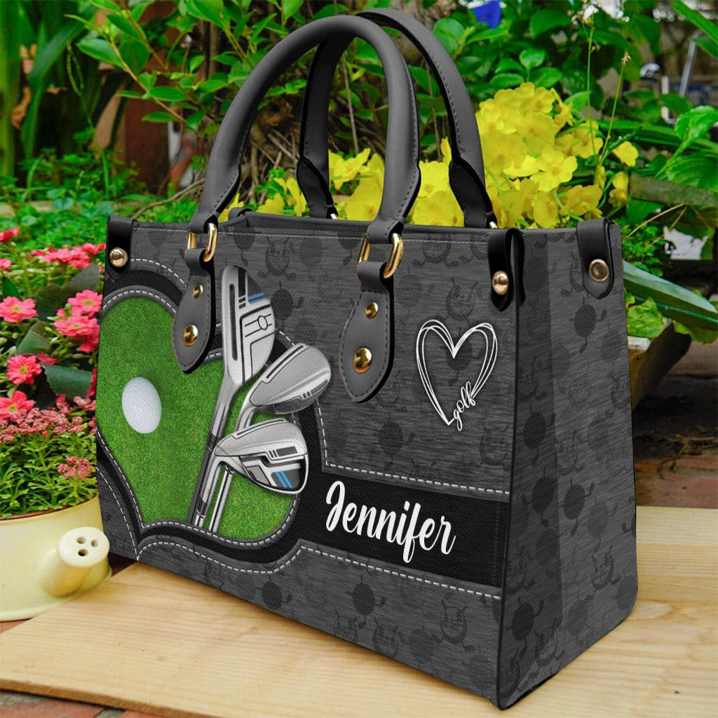 Love Golf - Personalized Golf Leather Handbag