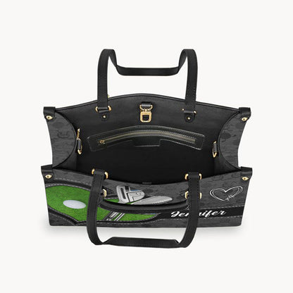 Love Golf - Personalized Golf Leather Handbag
