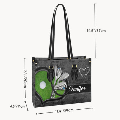 Love Golf - Personalized Golf Leather Handbag