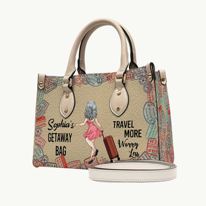 Getaway Bag - Personalized Travelling Leather Handbag