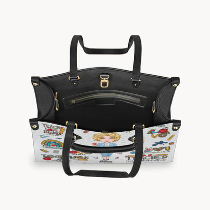 Teacher Life - Personalized Teacher Leather Handbag