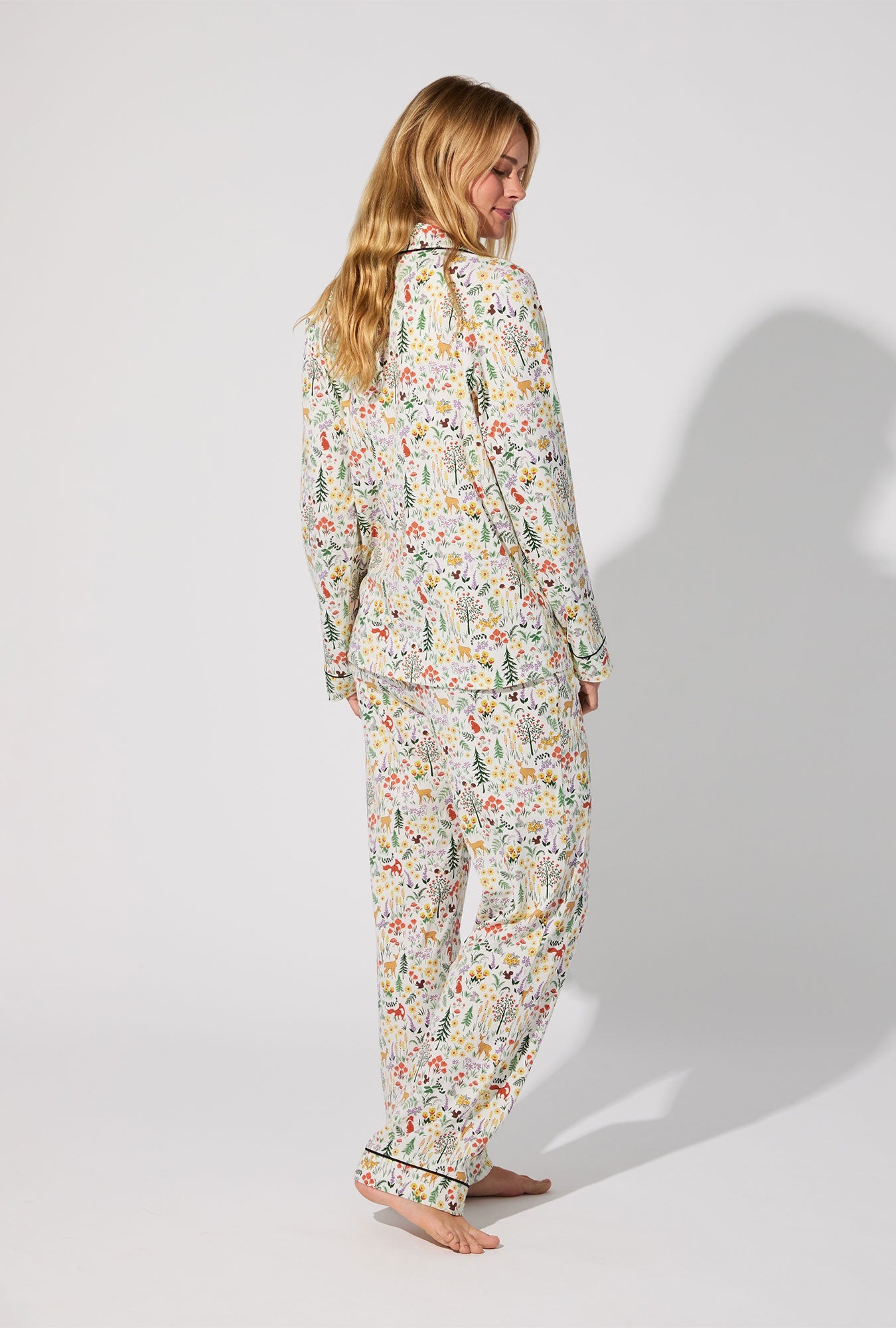 Forest Trails Long Sleeve Classic Stretch Jersey PJ Set
