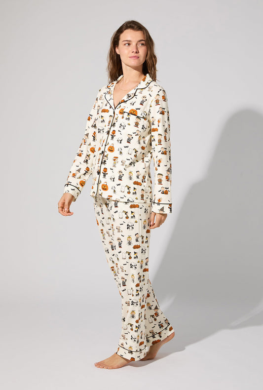 Peanuts® Snoopy's Halloween Long Sleeve Classic Stretch Jersey PJ Set