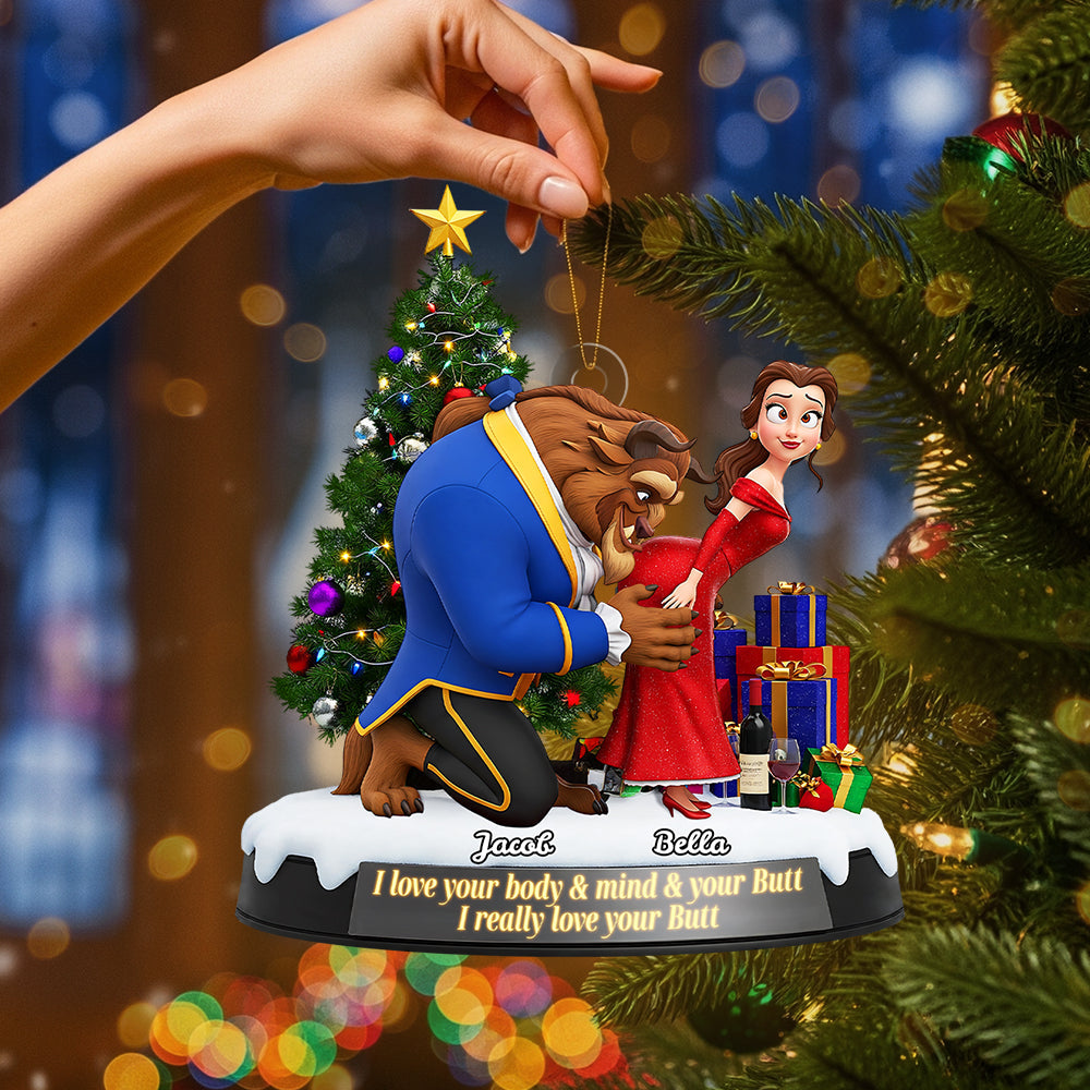 Naughty Couple Ornament - Personalized Gifts For Couple