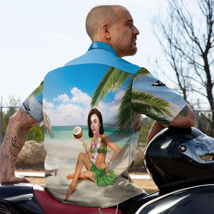 Custom Hawaiian Shirts Women Sexy Body Aloha Beach Shirt For Men