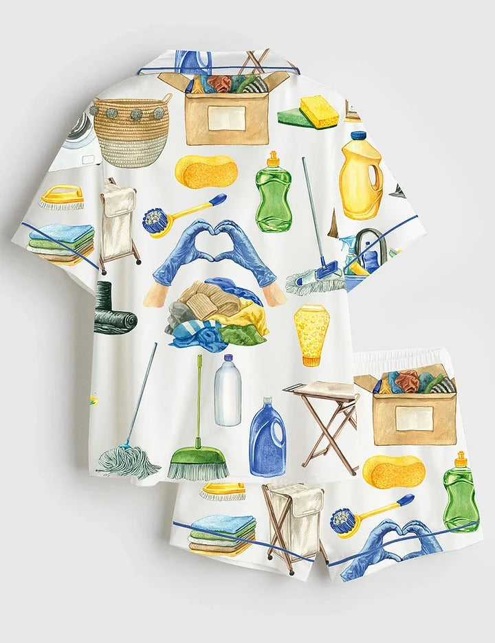 Women's Cleaning Pajama Set