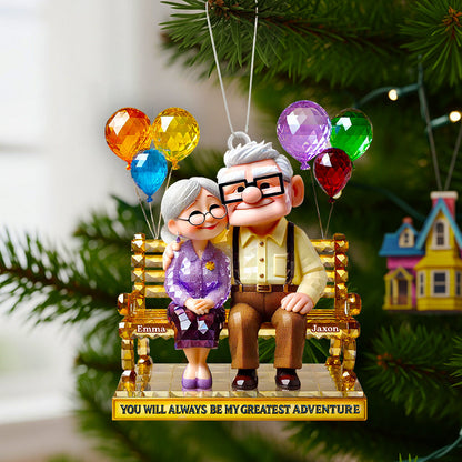 Christmas Romantic Couple Ornament Personalized Gifts For Couple