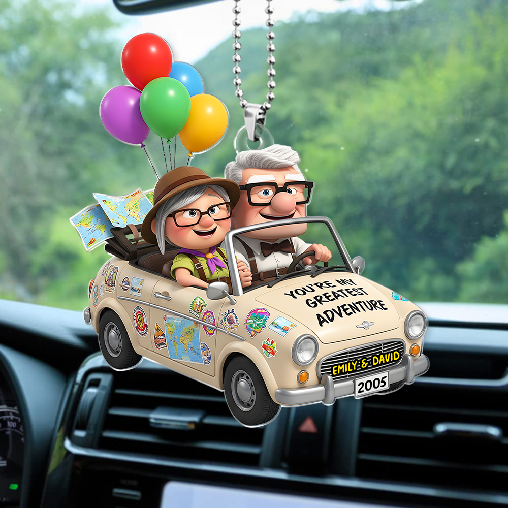 Couple Car Ornament - Personalized Gifts For Couple