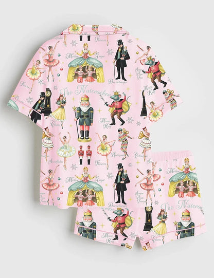 Women's Nutcracker Ballet Christmas Pajama Set