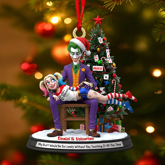 Personalized Gifts For Christmas, Mischievous Couple Acrylic Ornament