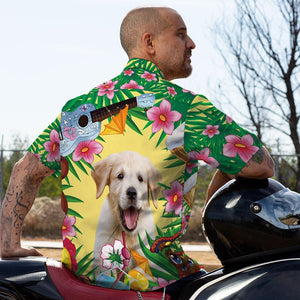 Custom Hawaiian Shirts Cool Dog Face Aloha Beach Shirt For Men