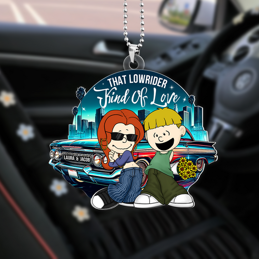 Personalized Gifts For Couple Car Ornament, Lowrider Car Lover