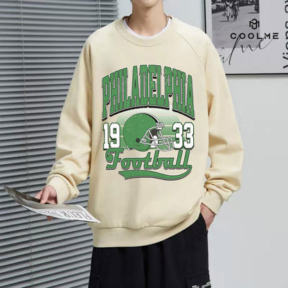 PHILADELPHIA 1933 FOOTBALL Sweatshirt, PHILADELPHIA 1933 FOOTBALL Shirt Retro Style 90s Vintage Unisex Crewneck, Graphic Tee Gift For Football Fan Sport