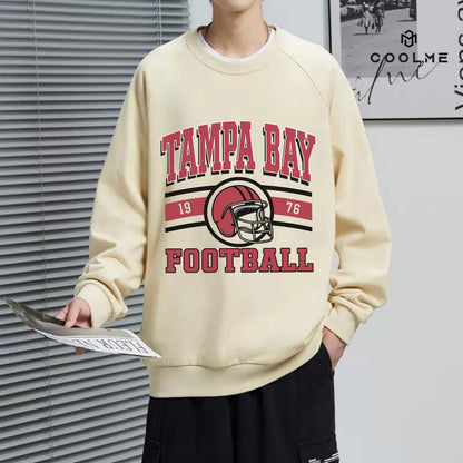 Tampa Bay Football Sweatshirt, Tampa Bay Football Shirt Retro Style 90s Vintage Unisex Crewneck, Graphic Tee Gift For Football Fan Sport