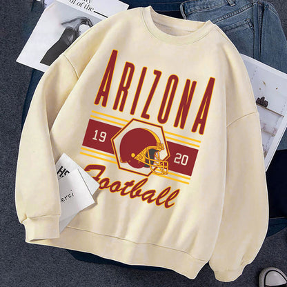 Arizona Football Sweatshirt, Arizona Shirt Retro Style 90s Vintage Unisex Crewneck, Graphic Tee Gift For Football Fan Sport