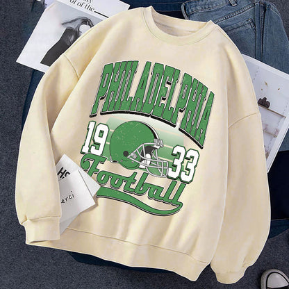 PHILADELPHIA 1933 FOOTBALL Sweatshirt, PHILADELPHIA 1933 FOOTBALL Shirt Retro Style 90s Vintage Unisex Crewneck, Graphic Tee Gift For Football Fan Sport
