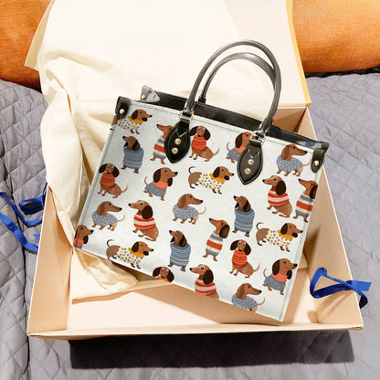 Dachshund Leather Bag Cuteness Overload