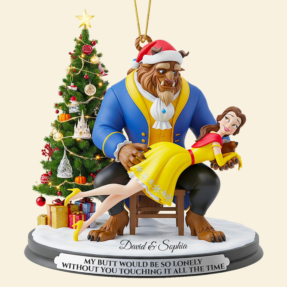 Funny Fairytale Ornament Christmas Personalized Gifts For Couple