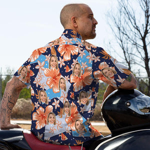 Custom Hawaiian Shirts Flower Style Design Aloha Beach Shirt For Men