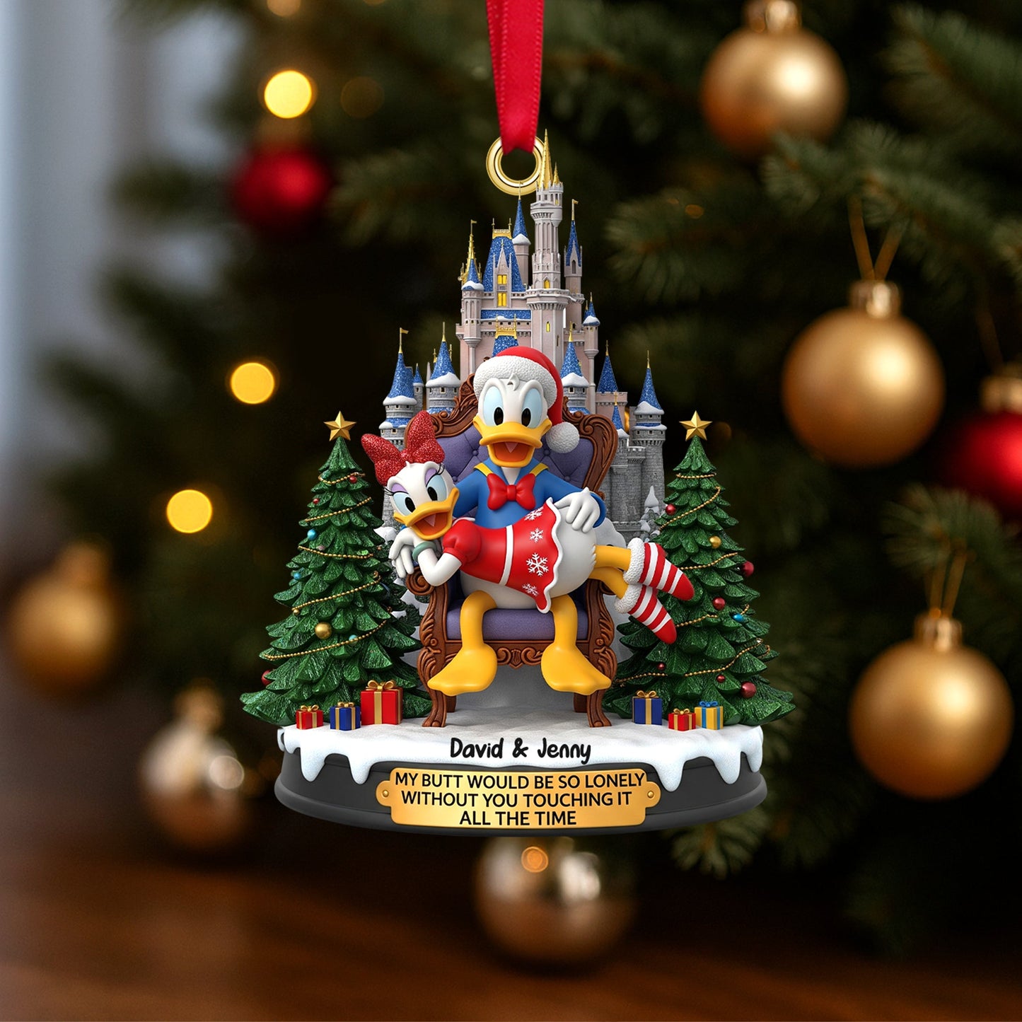 Personalized Gifts For Couple Christmas Ornament