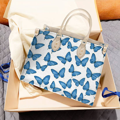 Butterfly Leather Bag Springtime Flutter
