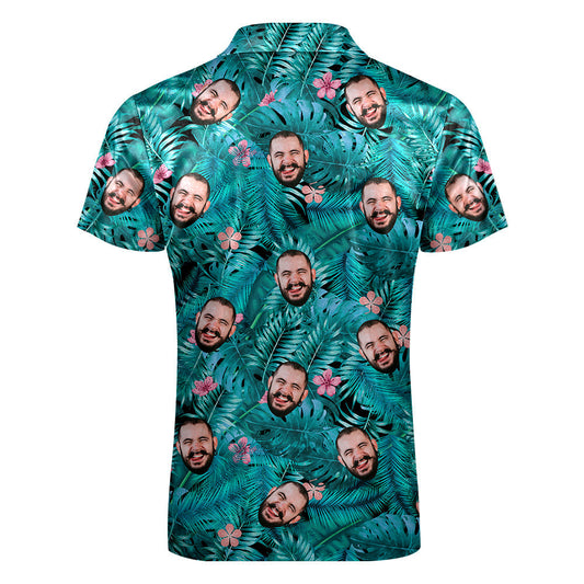 Léine Polo Stíl Haváis an Chustaim le Léine Polo Aghaidh Pearsanta Zipper le haghaidh Buachaill nó Fear céile