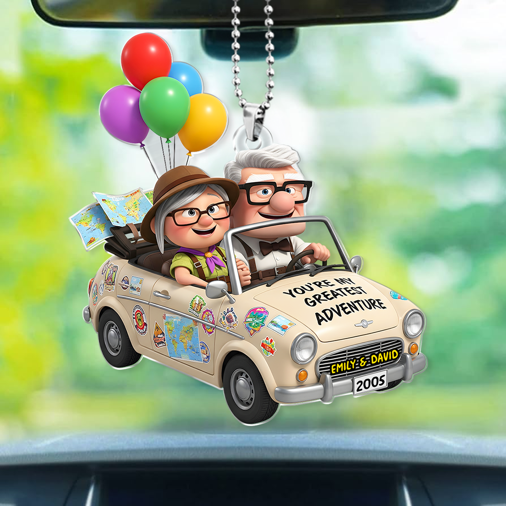 Couple Car Ornament - Personalized Gifts For Couple