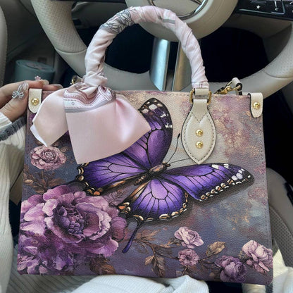 Leather Bag Enchanted Violet