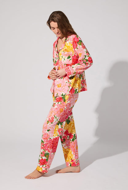 Garden Fresh Long Sleeve Classic Stretch Jersey PJ Set